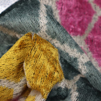 Canvello Pink Gold Gray Hexagon Pillows For Couch - 16x24 In