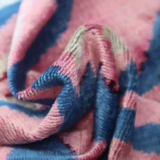 Canvello Pink Handmade 16x24 Silk Velvet Pillow, Organic Veg Dyed, Down/Feather Filled
