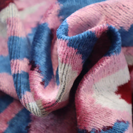 Canvello Pink Handmade 16x24 Silk Velvet Pillow, Organic Veg Dyed, Down/Feather Filled