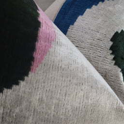 Canvello Silver Black Gold Handmade 16x24 Silk Velvet Pillow, Organic Veg Dyed, Down/Feather Filled