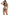Gianine ROBERTA OLIVE GREEN Ruched Brazilian Bikini Bottoms