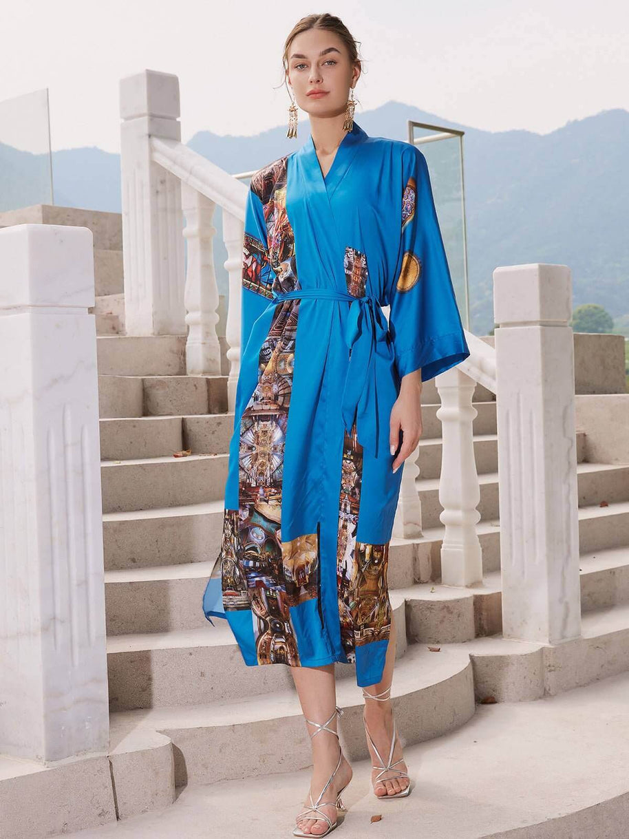 Ulivary Paris Cathedral Kimono Robe