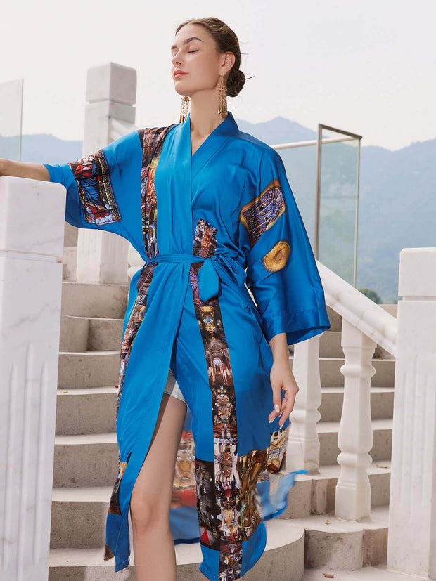 Ulivary Paris Cathedral Kimono Robe