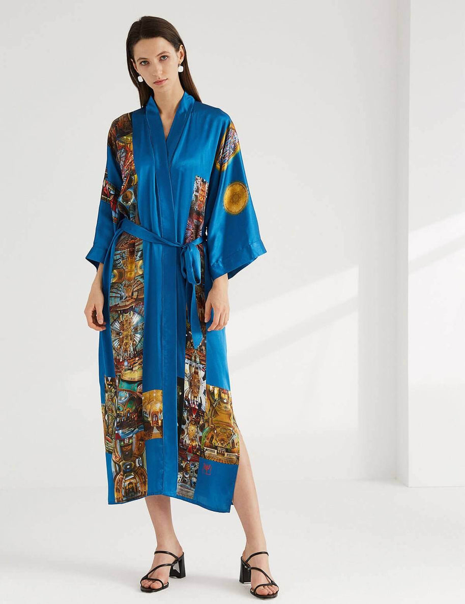 Ulivary Paris Cathedral Kimono Robe