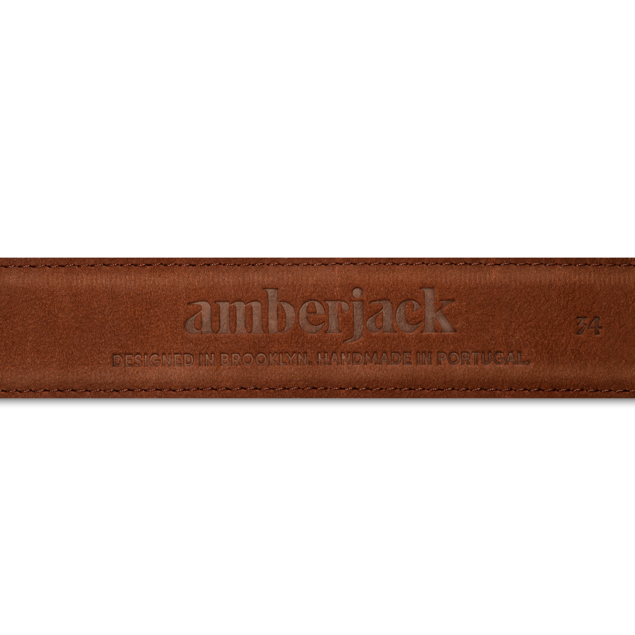 Amberjack Leather Belt (Chestnut)