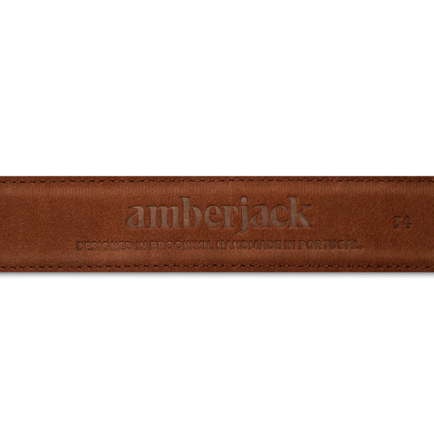 Amberjack Leather Belt (Chestnut)
