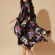 Dragon Floral Kimono Robe