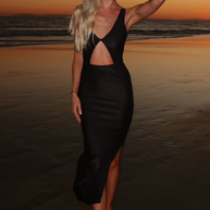Gianine EMMA BLACK JACQUARD Dress