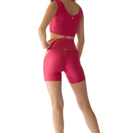 Gianine FREYA PINK U Cut Activewear Top