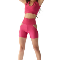 Gianine GABRIELLA PINK Activewear Shorts