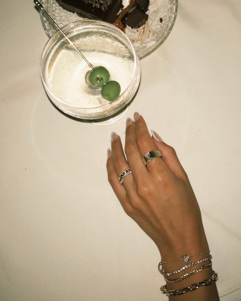 Zoe Lev Diamond Heart Bracelet