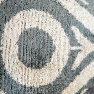 Geometric Gray Beige Throw Pillow 16x24 - Traditional Contemporary Cushion - Elegant Home Décor With Down Feather Insert