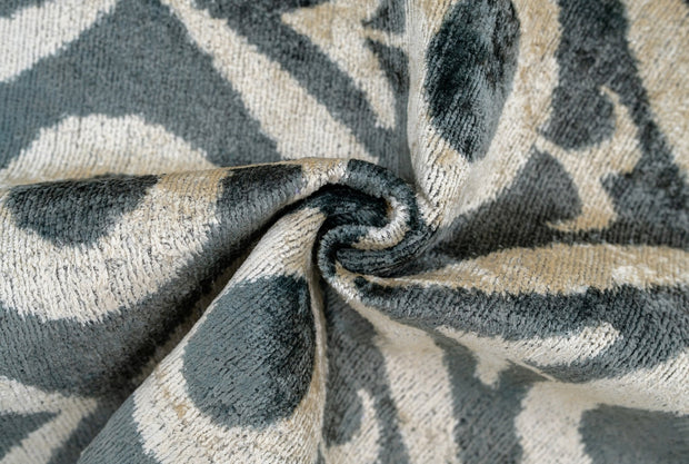 Geometric Gray Beige Throw Pillow 16x24 - Traditional Contemporary Cushion - Elegant Home Décor With Down Feather Insert