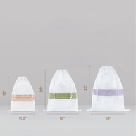 Hayden Hill 3 Mixed Organic Cotton Dust Bags (S, M, L)