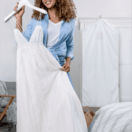 Hayden Hill Long Organic Cotton Hanging Bag