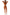 Gianine HOLLY PUMPKIN Scrunch Activewear Top