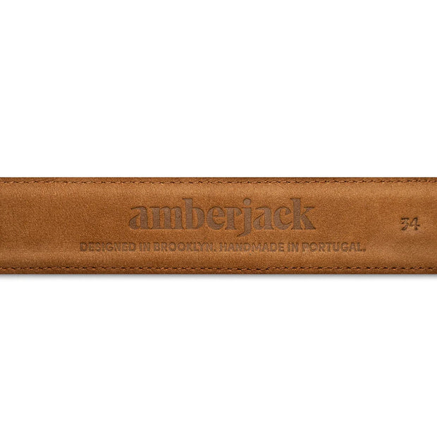 Amberjack Leather Belt (Honey)