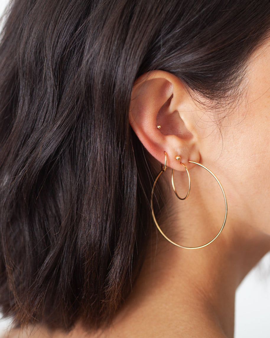 Zoe Lev 14k Gold Bead Stud Earrings