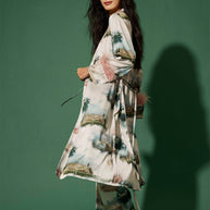 Ulivary Landscape Pajama Set 3pcs Feather