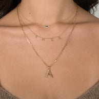 Zoe Lev 14k Gold Open Link Chain Necklace