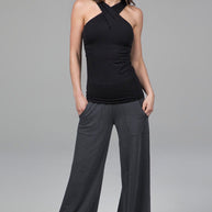 KIRAGRACE LUXE HALTER: BLACK