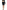 Gianine MATHILDE BLACK Activewear V Fold Long Shorts