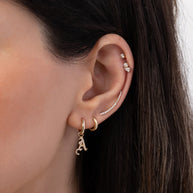 Zoe Lev 4 Prong Diamond Stud Earrings