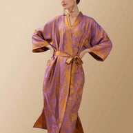 Oriental Jacquard Kimono Robe