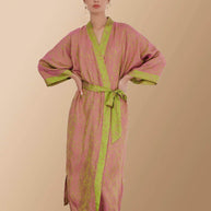 Ulivary Oriental Reversible Kimono Robe