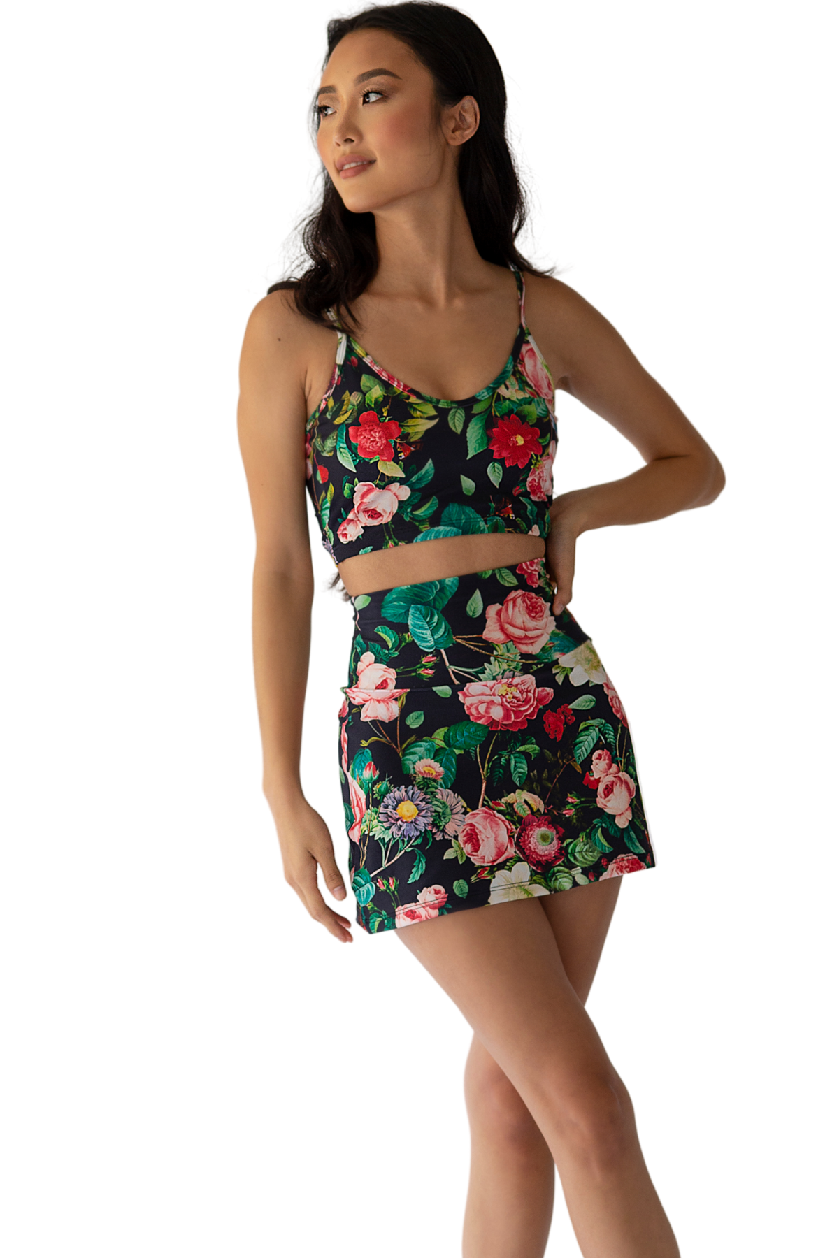Gianine AVA FLORAL Activewear Skort