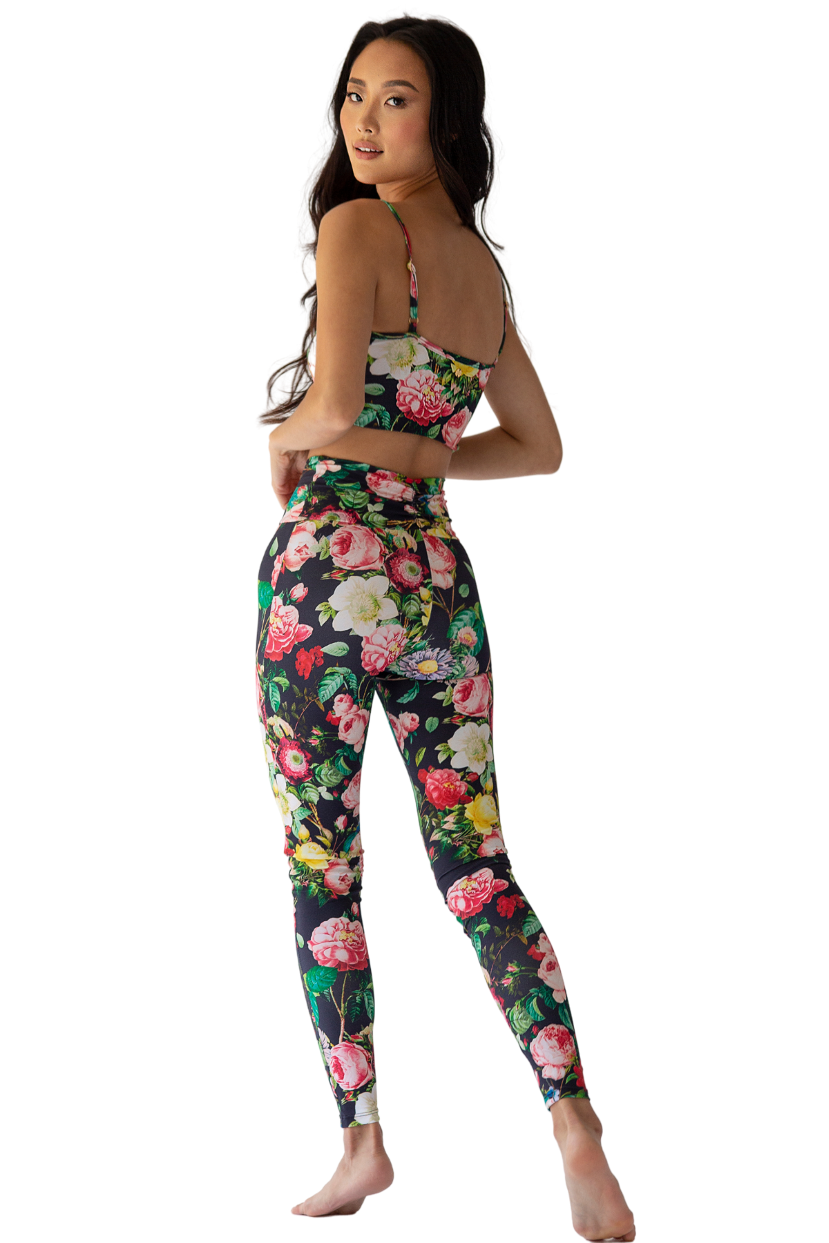 Gianine KELLY FLORAL Activewear Scrunch Leggings