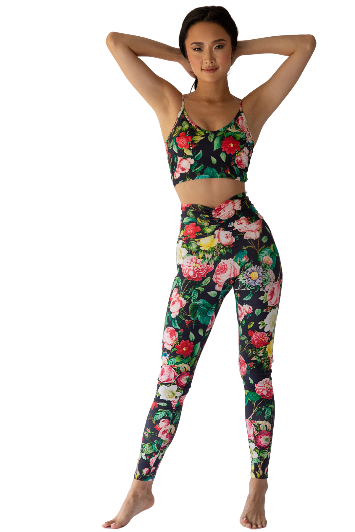 Gianine KELLY FLORAL Activewear Scrunch Leggings