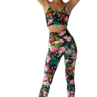 Gianine KELLY FLORAL Activewear Scrunch Leggings
