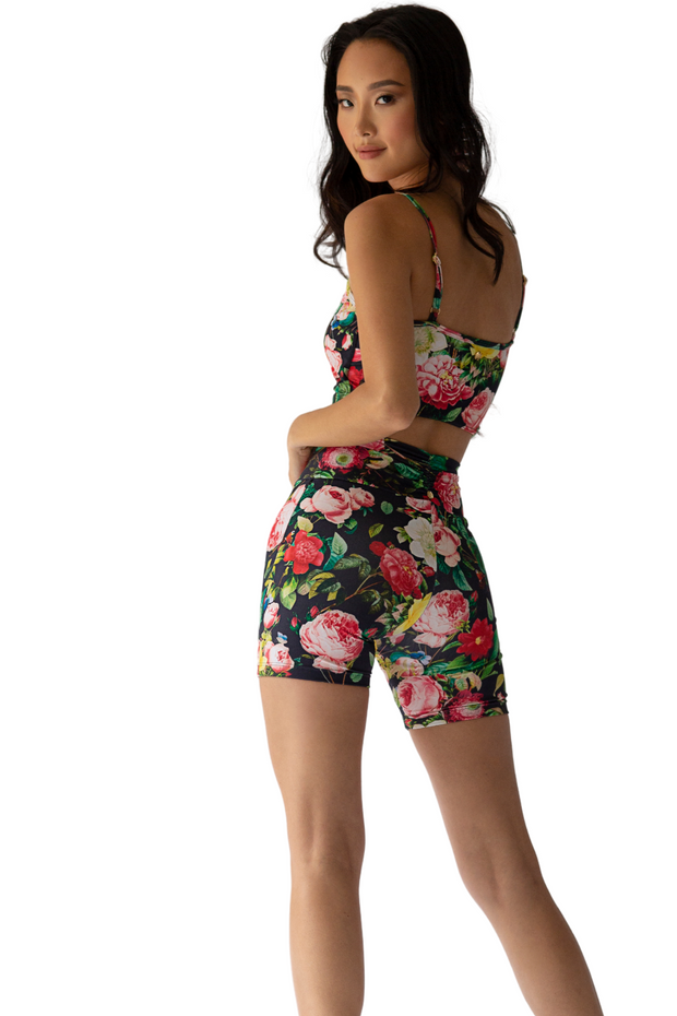 Gianine MISHA FLORAL Scrunch Activewear Shorts