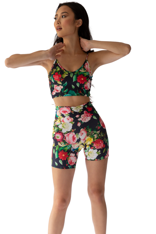 Gianine MISHA FLORAL Scrunch Activewear Shorts