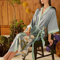 Ulivary Peony Floral Kimono Robe