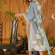 Ulivary Peony Floral Kimono Robe