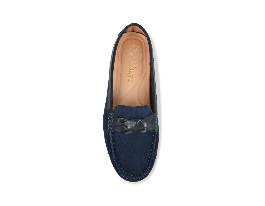 Joan Oloff Piper Navy Nubuck/Navy Leather