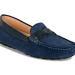 Joan Oloff Piper Navy Nubuck/Navy Leather