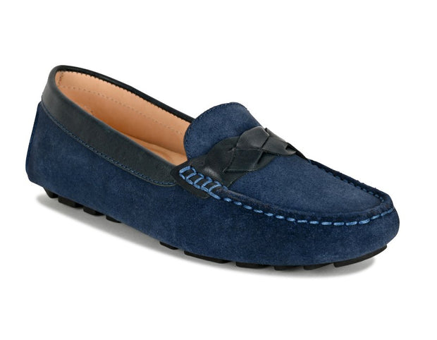 Joan Oloff Piper Navy Nubuck/Navy Leather