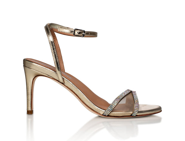 Joan Oloff Fame Gold Metallic Luxury Kid Nappa