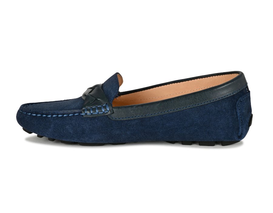 Joan Oloff Piper Navy Nubuck/Navy Leather