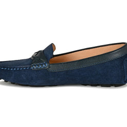 Joan Oloff Piper Navy Nubuck/Navy Leather