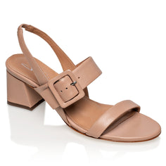 Joan Oloff Greyson Taupe Luxury Kid Nappa