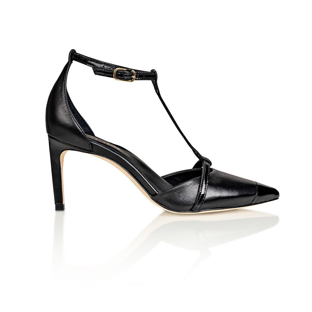 Joan Oloff Desiree Black Nappa / Black Patent