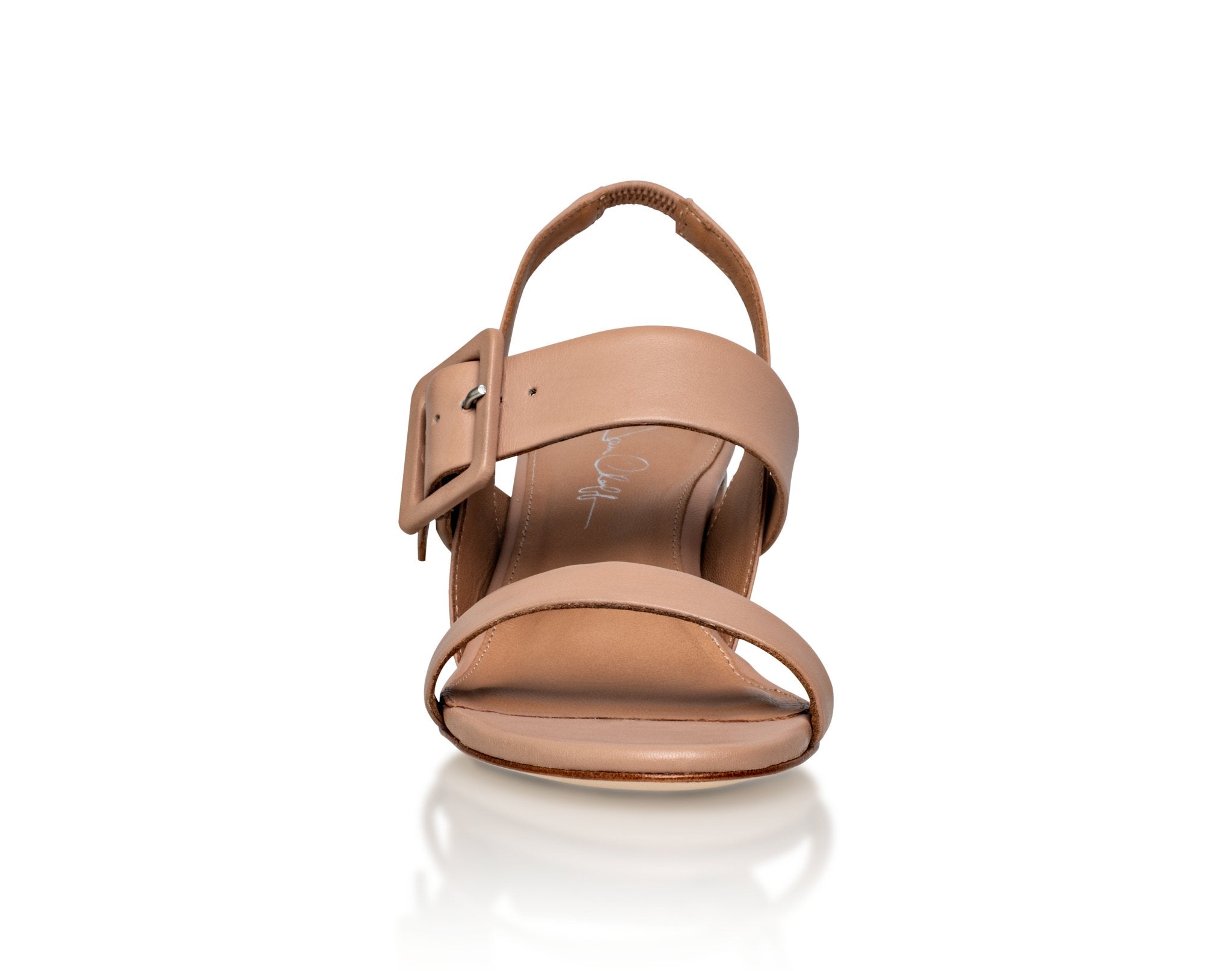 Joan Oloff Greyson Taupe Luxury Kid Nappa