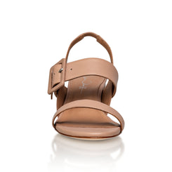 Joan Oloff Greyson Taupe Luxury Kid Nappa