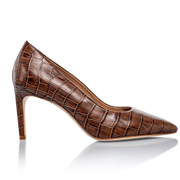 Joan Oloff Deborah 2.0 Brown Croco
