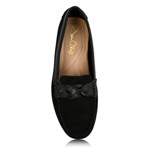 Joan Oloff Piper Black Nubuck/Black Leather