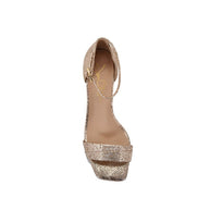 Joan Oloff Simone Champagne Metallic Snake